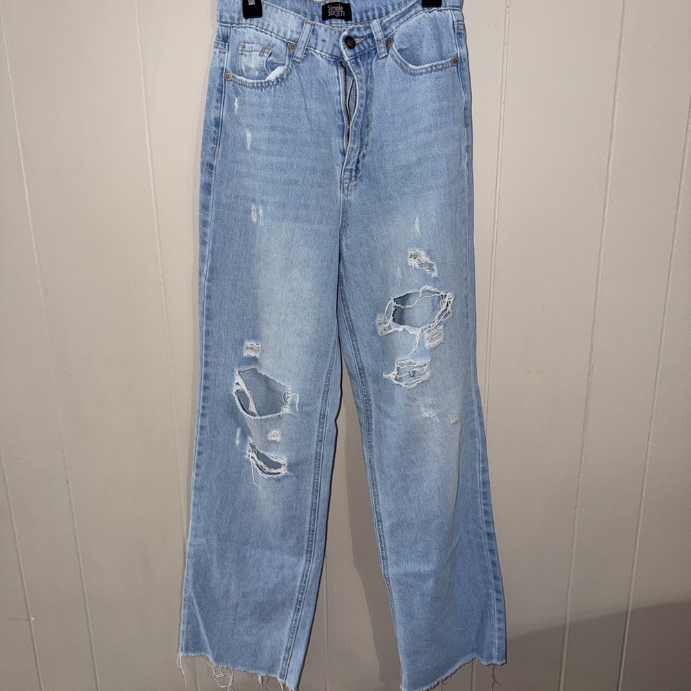High Rise Wide Leg Jeans